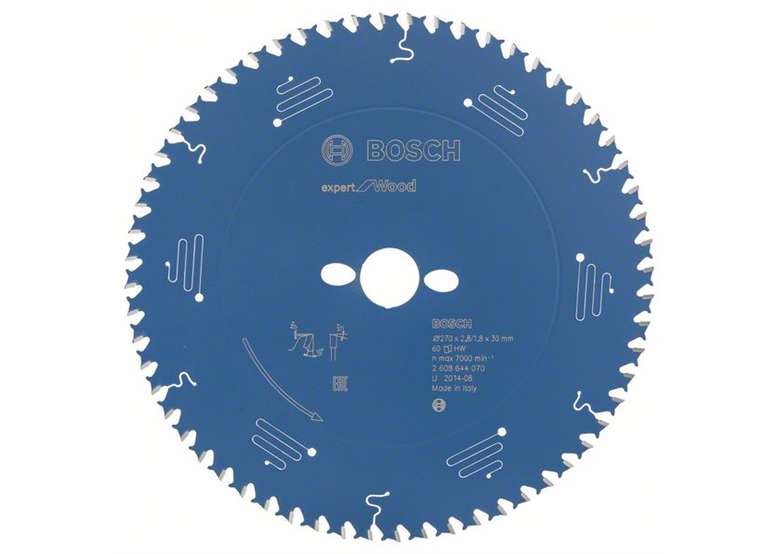 Tarcza pilarska Expert for Wood 270x30mm Z60 Bosch 2608644070
