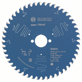 Tarcza pilarska Expert for Wood 190x30mm Z48 Bosch 2608644085