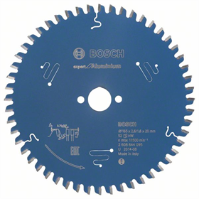 Tarcza pilarska Expert for Aluminium 165x20mm Z52 Bosch 2608644095