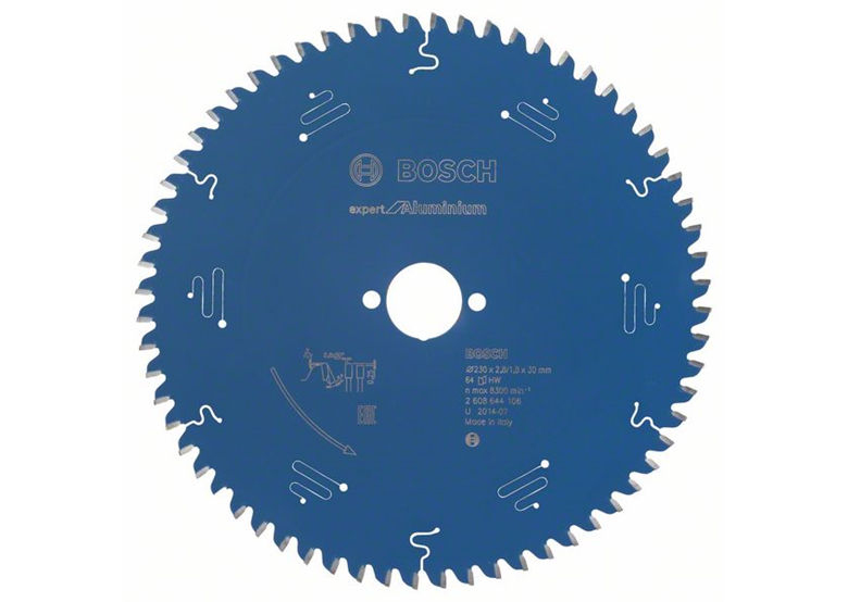 Tarcza pilarska Expert for Aluminium 230x30mm Z64 Bosch 2608644106