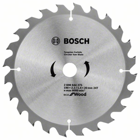 Piła zębata ECO Optiline Wood 190x20mm Z24 Bosch 2608644375