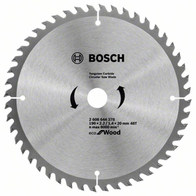 Tarcza pilarska ECO for Wood 190x20mm Z48 Bosch 2608644378