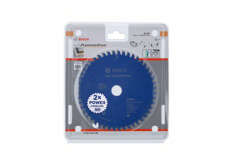 Tarcza pilarska Expert for Laminated Panel 160x1,8/1,2x20mm T48 Bosch 2608644548