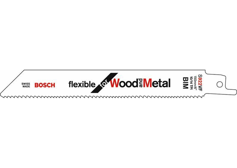 Brzeszczot do piły szablastej S 922 VF Flexible for Wood and Metal Bosch 2608656017