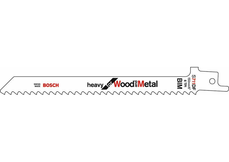 Brzeszczot do piły szablastej S 711 DF Heavy for Wood and Metal Bosch 2608656260