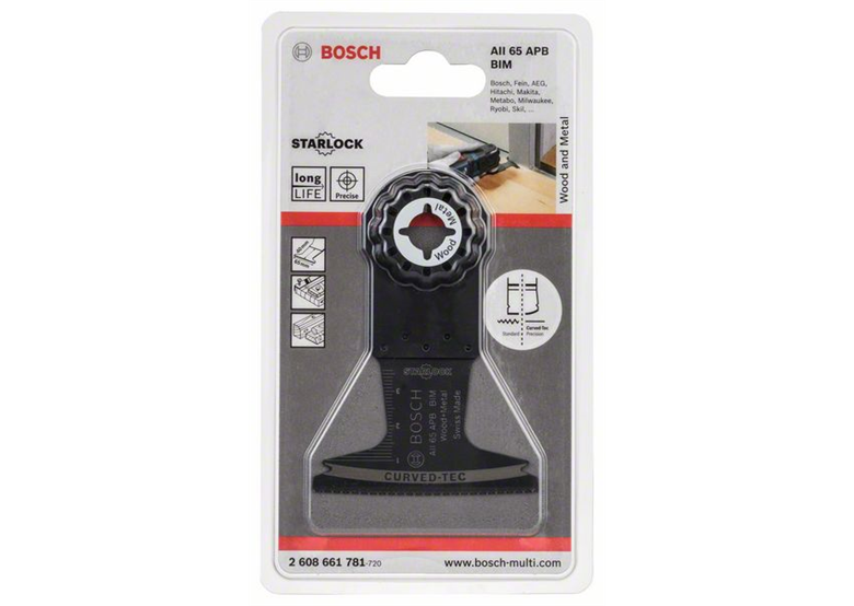 Brzeszczot BIM do cięcia wgłębnego AII 65 APB Wood and Metal Bosch 2608661781