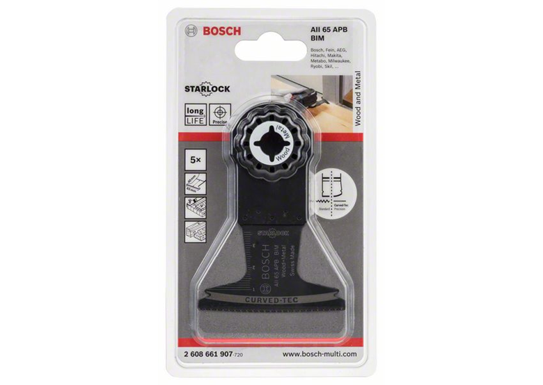 Brzeszczot BIM do cięcia wgłębnego AII 65 APB Wood and Metal Bosch 2608661907