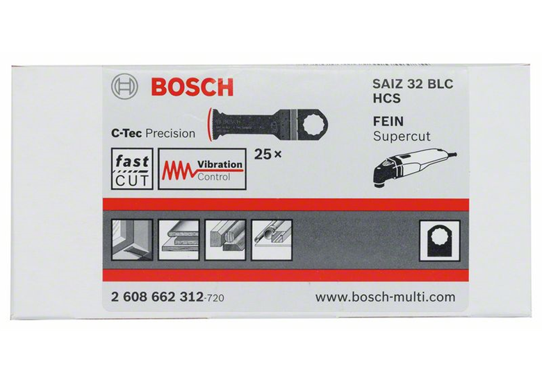 Brzeszczot HCS do cięcia wgłębnego SAIZ 32 BLC Wood Bosch 2608662312