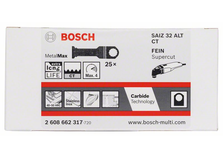 Brzeszczot Carbide do cięcia wgłębnego SAIZ 32 ALT Metal Bosch 2608662317