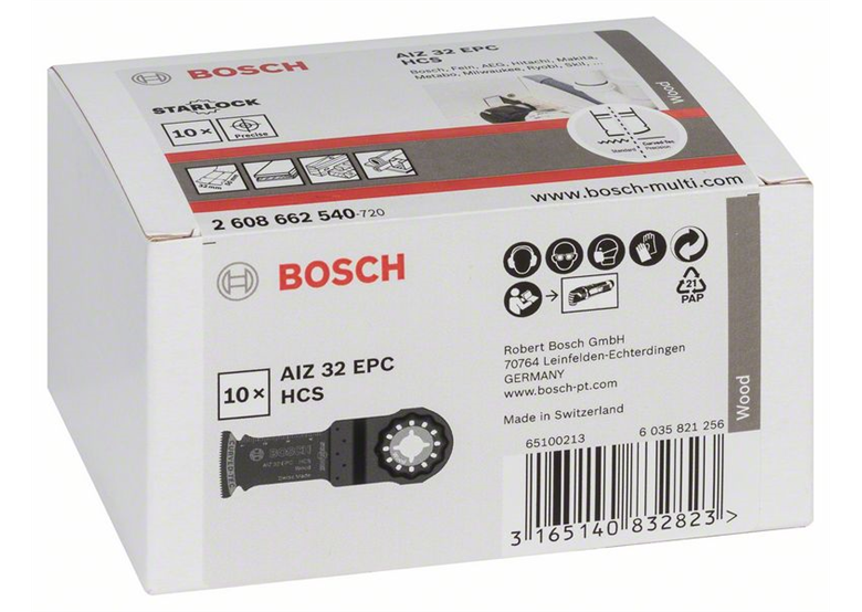 Brzeszczot HCS do cięcia wgłębnego AIZ 32 EPC Wood Bosch 2608662540