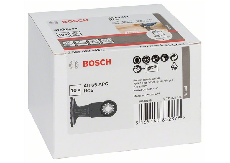 Brzeszczot HCS do cięcia wgłębnego AII 65 APC Wood Bosch 2608662542