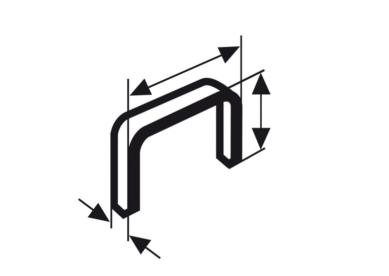 Zszywka z cienkiego drutu, typ 53 11,4x0,74x6mm Bosch 2609200214