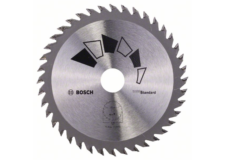 Tarcza pilarska STANDARD 130x20mm, Z40 Bosch 2609256803