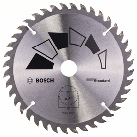 Tarcza pilarska STANDARD 160x20mm, Z40 Bosch 2609256811