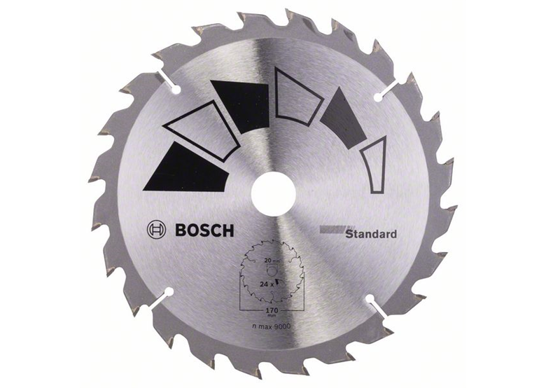 Tarcza pilarska STANDARD 170x20mm, Z24 Bosch 2609256812