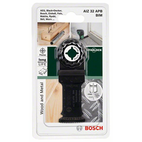 Brzeszczot BIM do cięcia wgłębnego Starlock AIZ 32 APB Bosch 2609256945