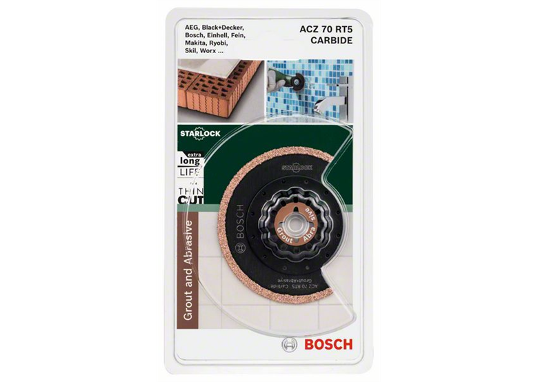 Brzeszczot segmentowy do wąskich szczelin Carbide-RIFF Starlock ACZ 70 RT5 Bosch 2609256975