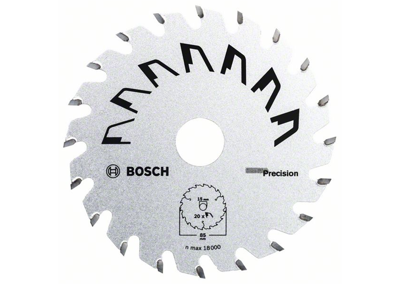 Tarcza pilarska Precision 85x15x1,1mm, Z20 Bosch 2609256D81