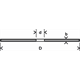 Tarcza tnąca, prosta, do metalu 230x22,23x3mm Bosch A 30 S BF