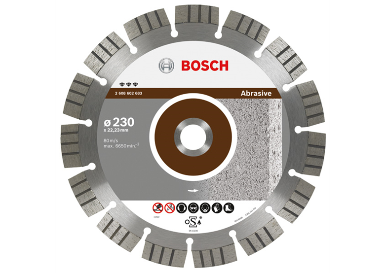 Diamentowa tarcza tnąca 125mm Bosch Best for Abrasive