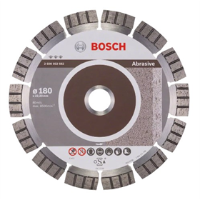 Diamentowa tarcza tnąca 180mm Bosch Best for Abrasive