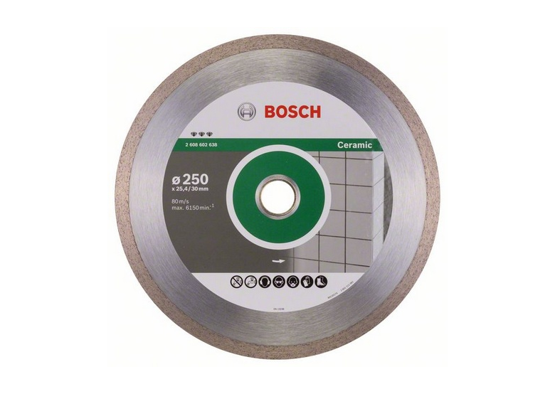 Diamentowa tarcza tnąca 250mm Bosch Best for Ceramic
