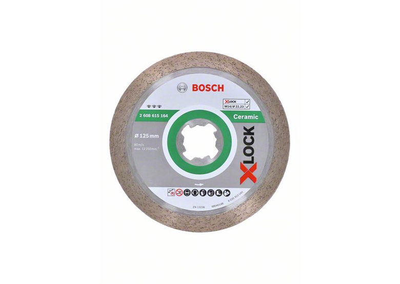Tarcza diamentowa X-Lock 125mm Bosch Best for Ceramic