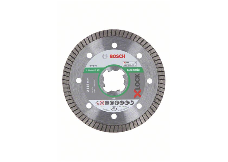 Tarcza diamentowa X-Lock 115mm Bosch Best for Ceramic Extra-Clean
