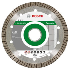 Diamentowa tarcza tnąca 125mm Bosch Best for Ceramic Extra-Clean Turbo