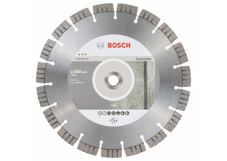 Diamentowa tarcza tnąca 300mm Bosch Best for Concrete