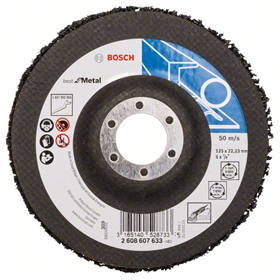 Włóknina czyszcząca 125x22,23mm, SiC, 7650 U/min Bosch Best for Metal