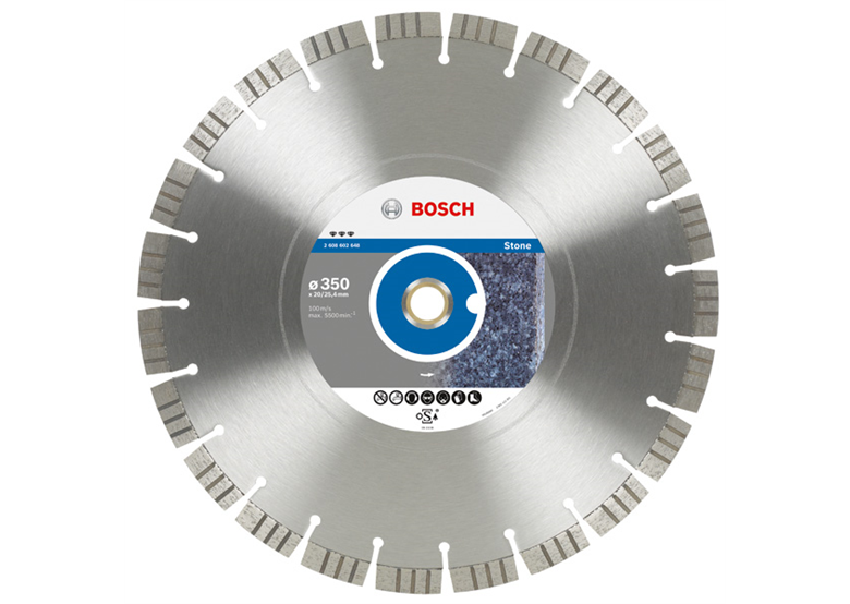 Diamentowa tarcza tnąca 350mm Bosch Best for Stone