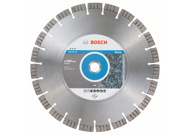 Diamentowa tarcza tnąca 350mm Bosch Best for Stone