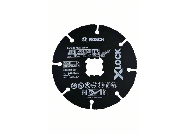 Tarcza uniwersalna X-Lock 115mm Bosch Carbide Multi Wheel