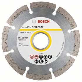 Tarcza diamentowa 115x22,23mm 10szt. Bosch ECO for Universal