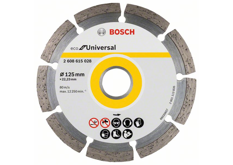 Tarcza diamentowa 125mm 10szt. Bosch ECO for Universal