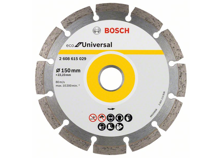 Tarcza diamentowa 150mm 10szt. Bosch ECO for Universal