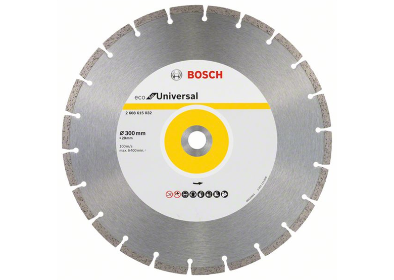 Tarcza diamentowa 300x20mm Bosch Eco for Universal Segmented