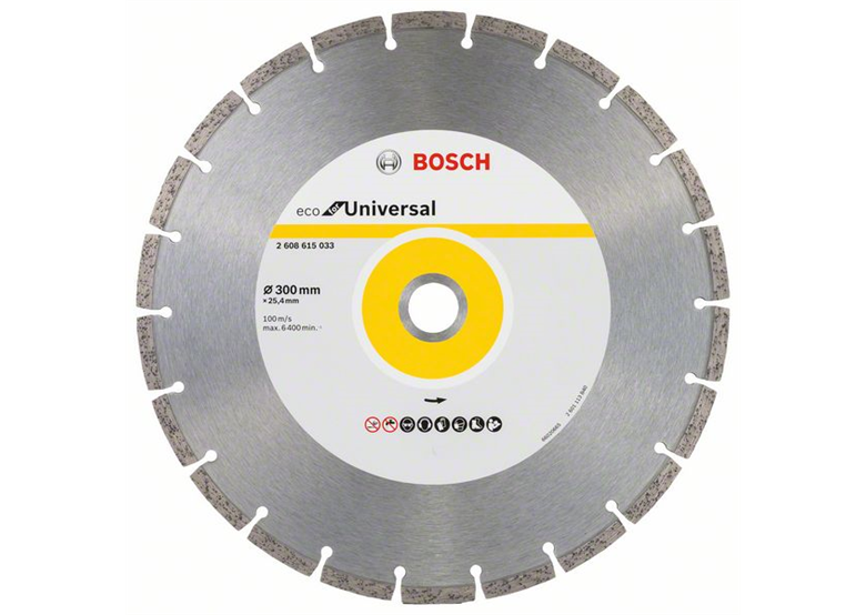 Tarcza diamentowa 300x25,4mm Bosch Eco for Universal Segmented