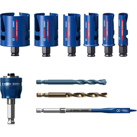 Zestaw pił otwornic 20/25/32/38/51/64mm, 10szt. Bosch EXPERT Construction Material