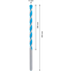 Wiertło wielozadaniowe 12x200x250mm Bosch EXPERT CYL-9 MultiConstruction