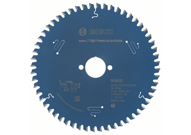 Tarcza pilarska 190x30mm Z56 Bosch Expert for High Pressure Laminate