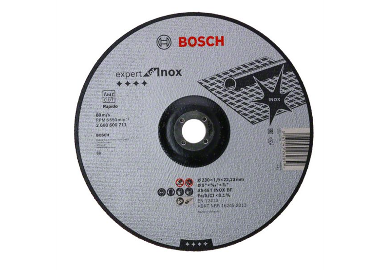 Tarcza tnąca wygięta 230x22,23mm Bosch Expert for Inox