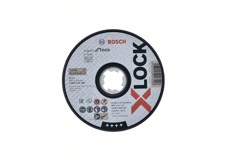 Tarcza korundowa X-Lock 125x22,23x1,6mm Bosch Expert for Inox