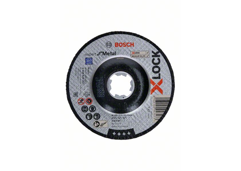 Tarcza tnąca do metalu X-Lock 125x22,23x2,5mm Bosch Expert for Metal