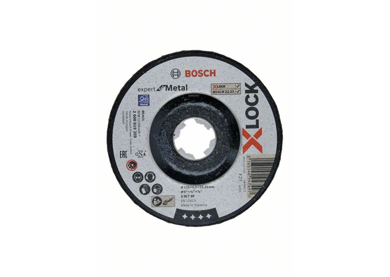 Tarcza korundowa X-Lock 125x22,23x6mm Bosch Expert for Metal