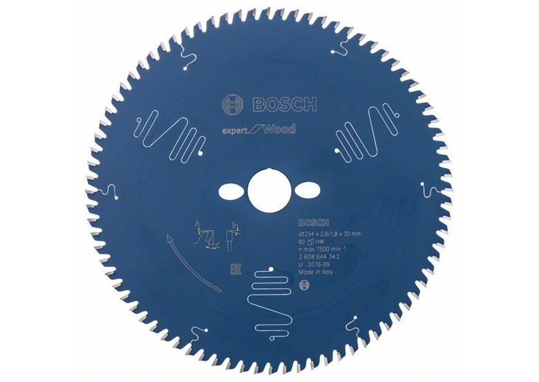 Piła zębata 254x30mm Z80 Bosch Expert for Wood