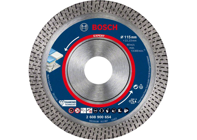 Diamentowa tarcza tnąca 115x22,23x1,4x10mm Bosch EXPERT HardCeramic