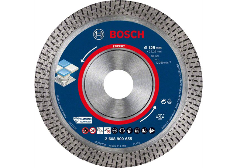 Diamentowa tarcza tnąca 125x22,23x1,4x10mm Bosch EXPERT HardCeramic