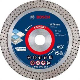 Diamentowa tarcza tnącam 76x1,5x10mm Bosch EXPERT HardCeramic 76mm